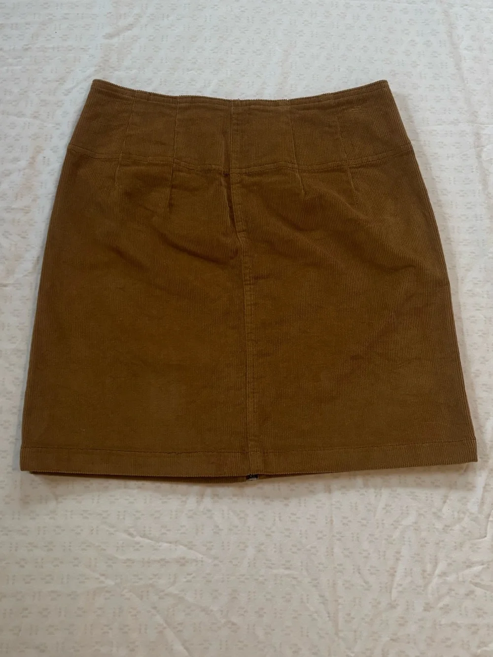 Wild Fable Brown Zip-Front Mini Skirt